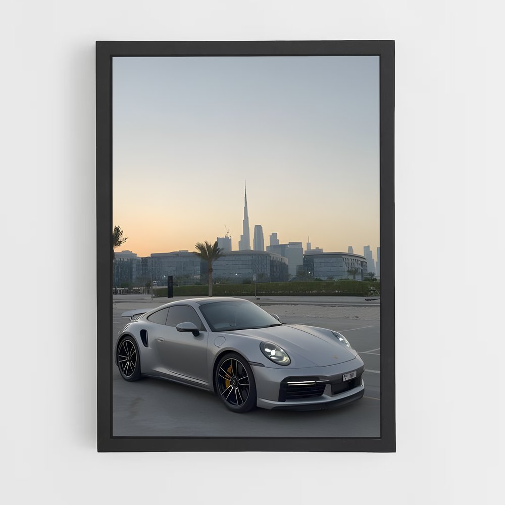 Poster Turbo Cityscape – affiche Porsche (vue 2)